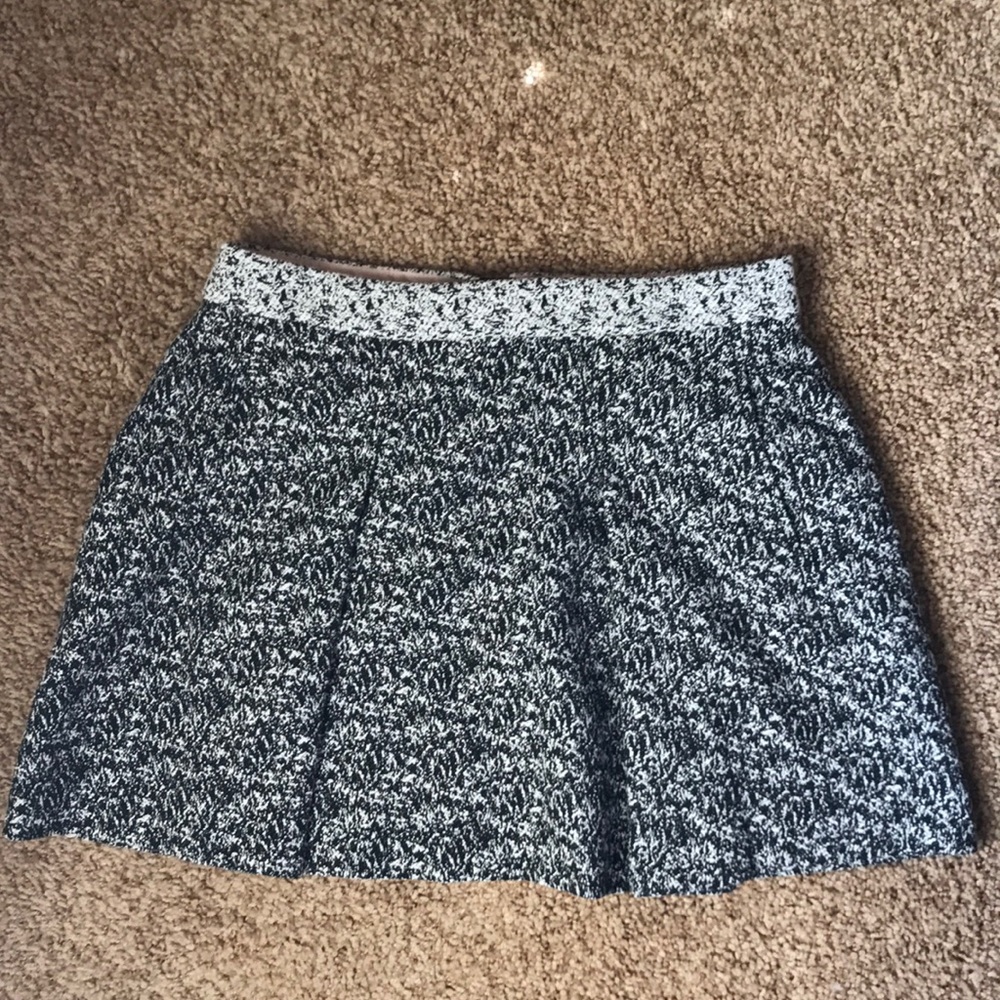 A cute black and white skirt